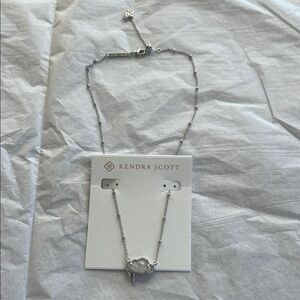 Kendra Scott Silver Cloud Pendant Necklace